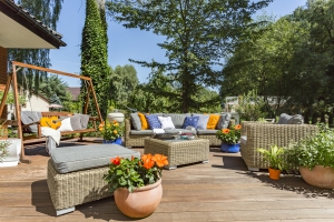 mooie tuin