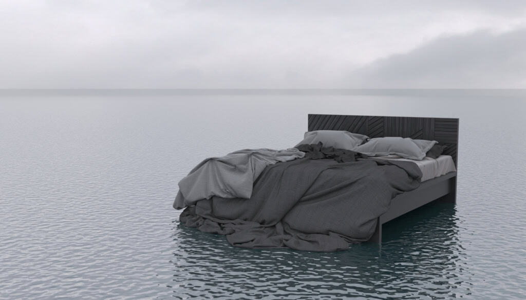 slaapkamer - waterbed