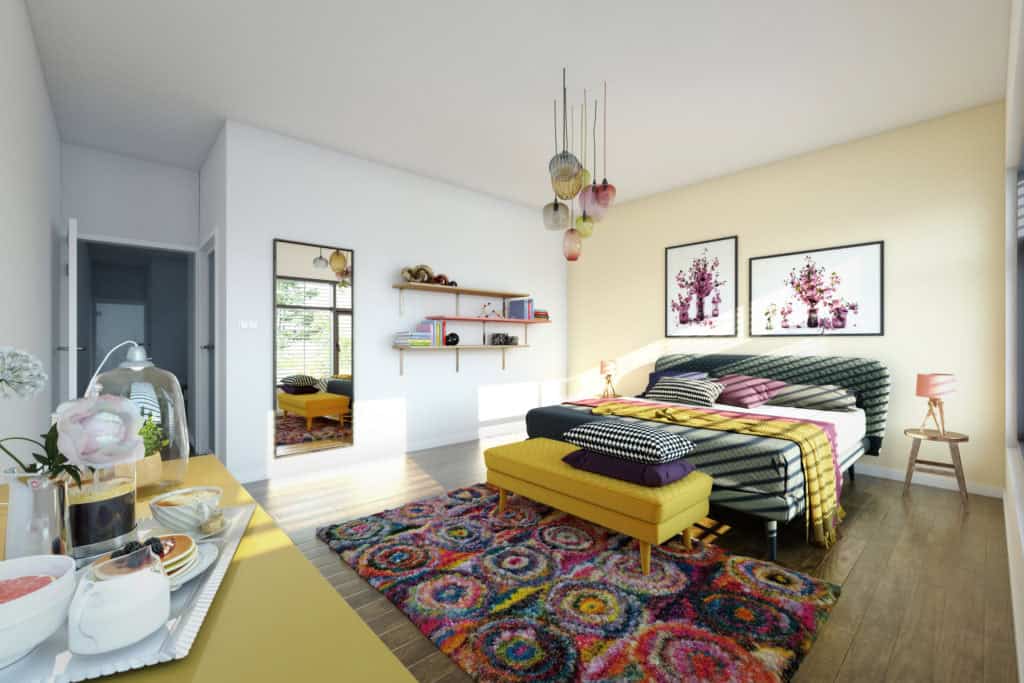 een goed bed voor in slaapkamer
