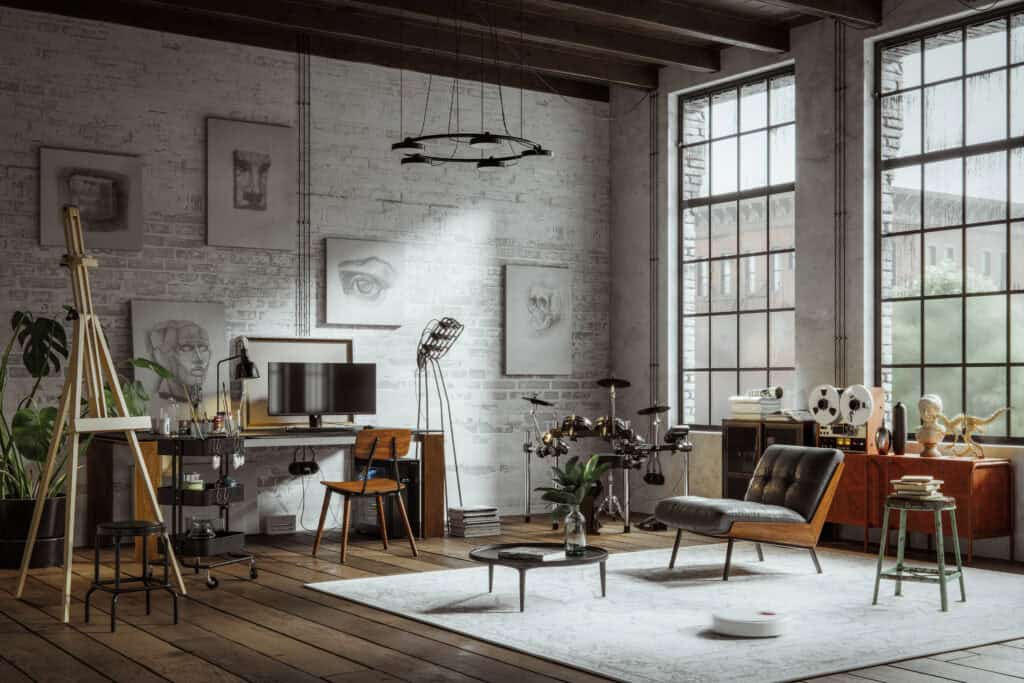 industriële woonstijl