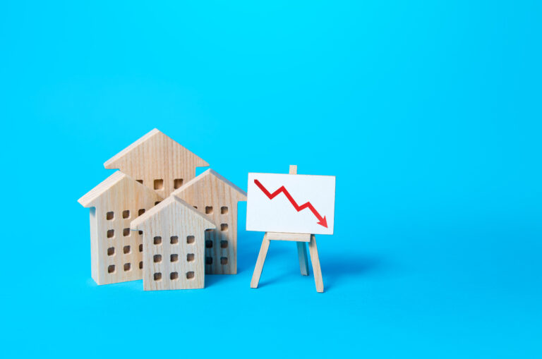 dalende huizenprijs