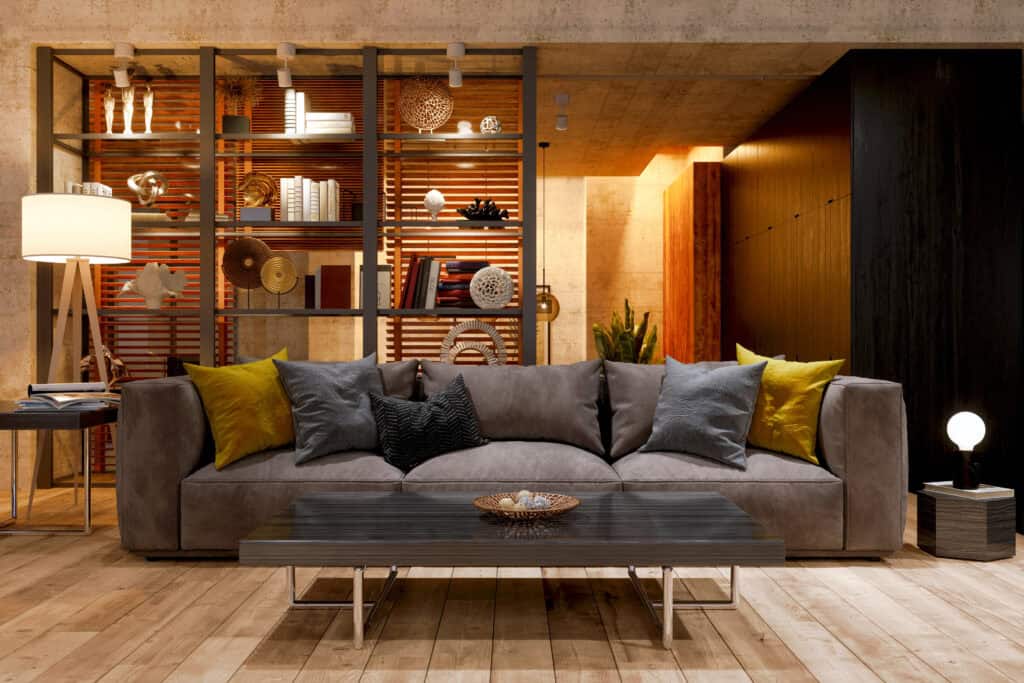 accessoires in de woonkamer