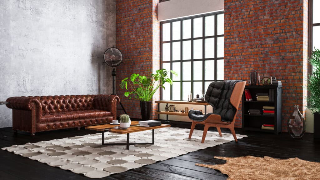 woonkamer industrieel