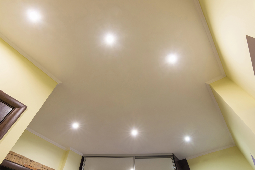 Trimless verlichting in het plafond