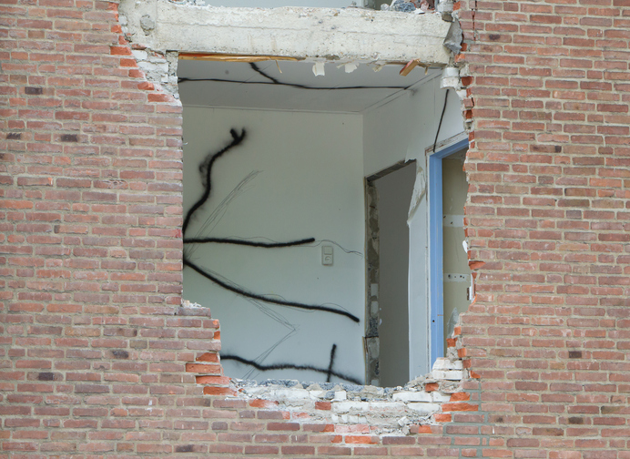 Buitenmuur doorbreken
